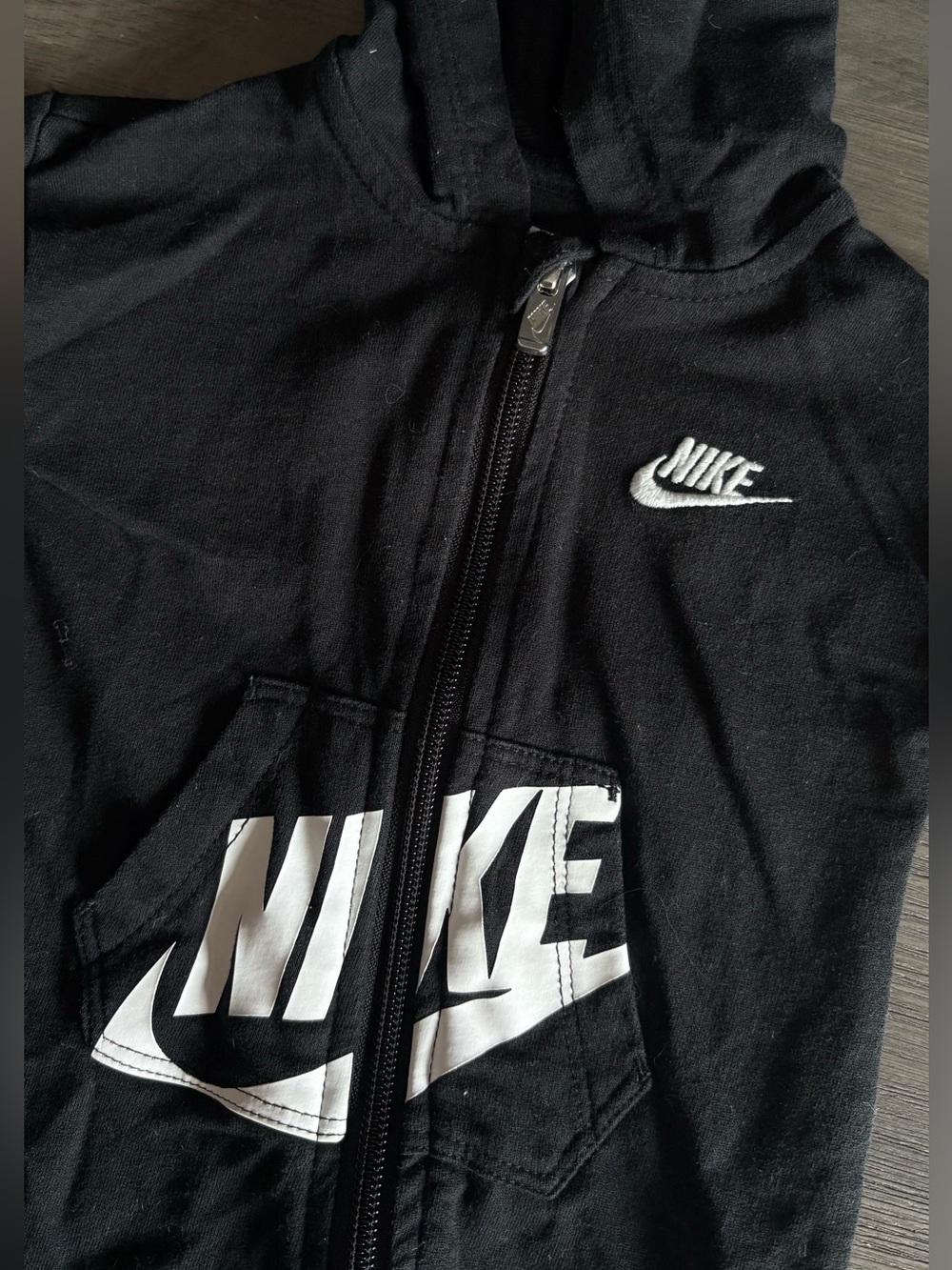 Black Nike Baby Onesie 0-3 Months